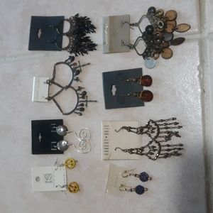 8 Pairs Pierced Earrings